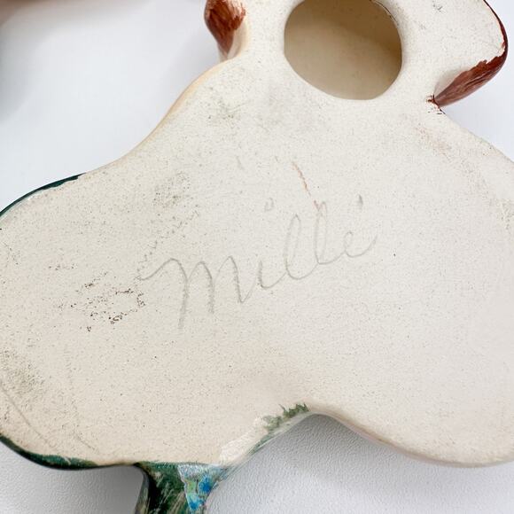 Set of Two Mermaid Wall Plaques Water Babies with Bubbles - Picture 7 of 12